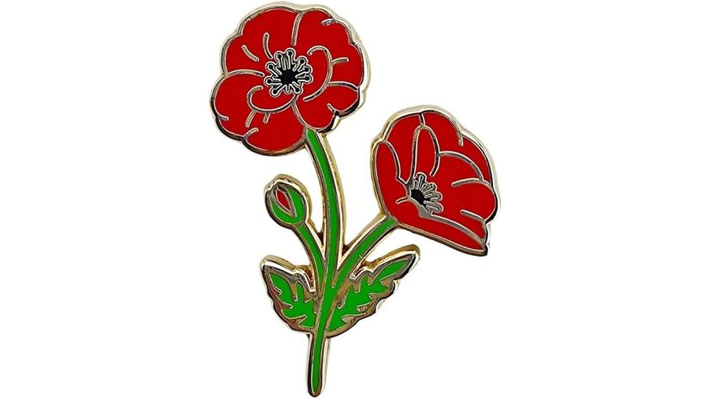 floral kawaii pin accessories