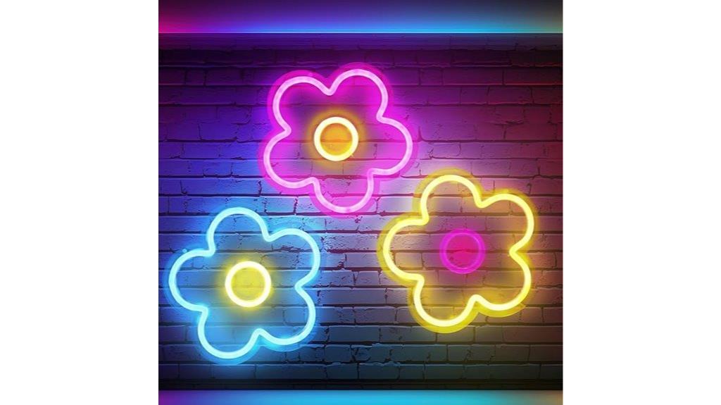 flower neon led sign