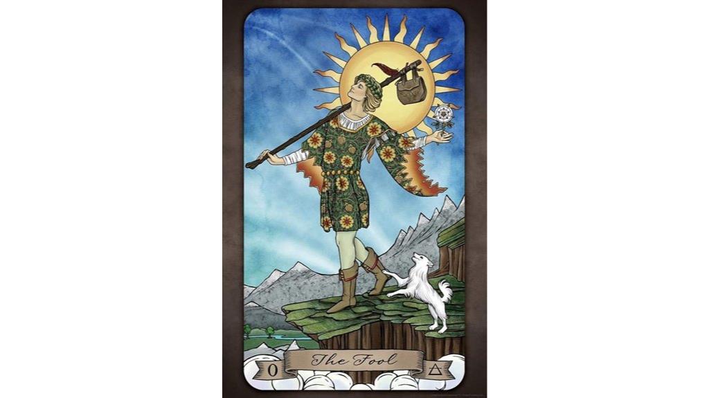 fool tarot card poster