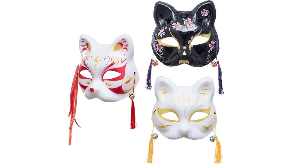 fox cat cosplay masks