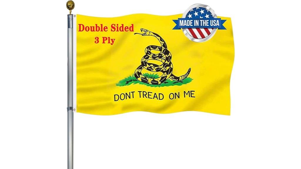 gadsden flag double sided