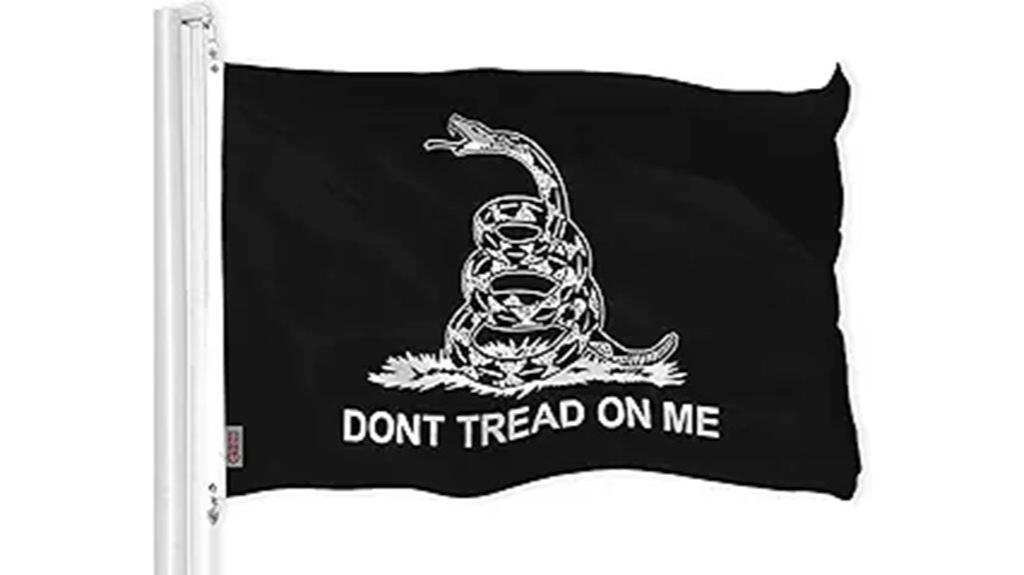 gadsden flag polyester banner