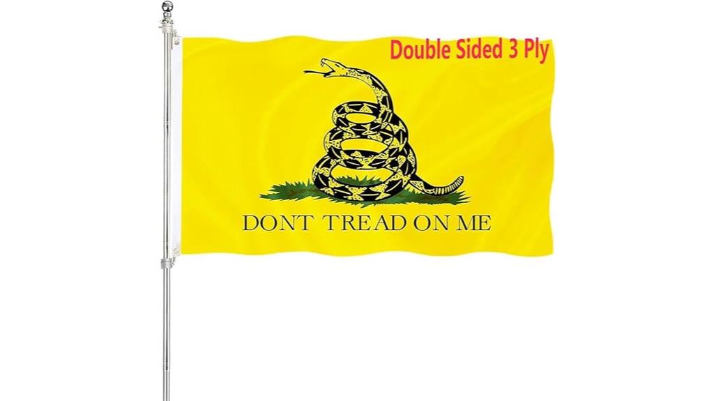 gadsden flag polyester banner