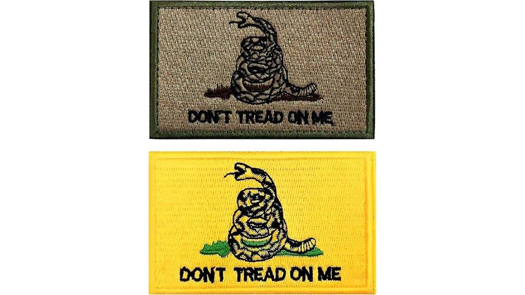 gadsden snake flag patches