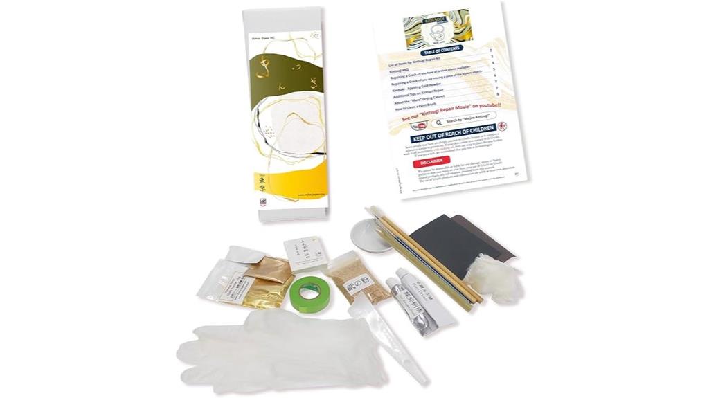 gold powder kintsugi kit