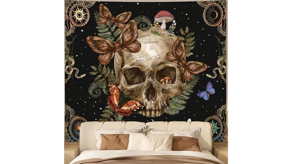 gothic bedroom tapestry size