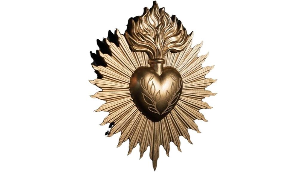 gothic heart wall decor