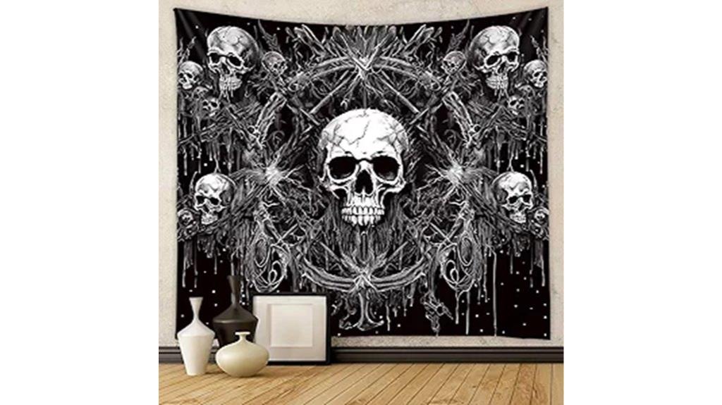 gothic skeleton wall art