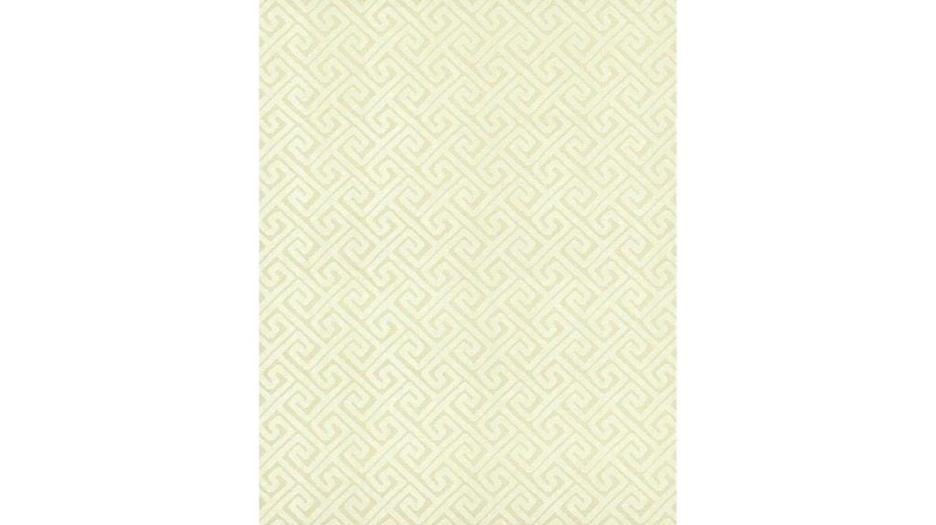 greek key beige wallpaper