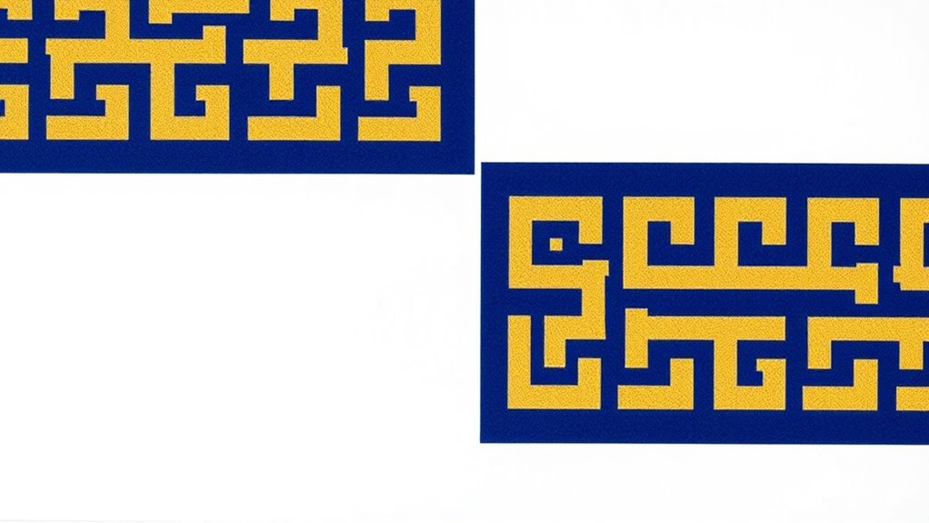 greek meander wallpaper borders