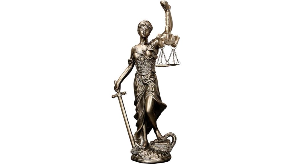 greek roman blind justice sculpture