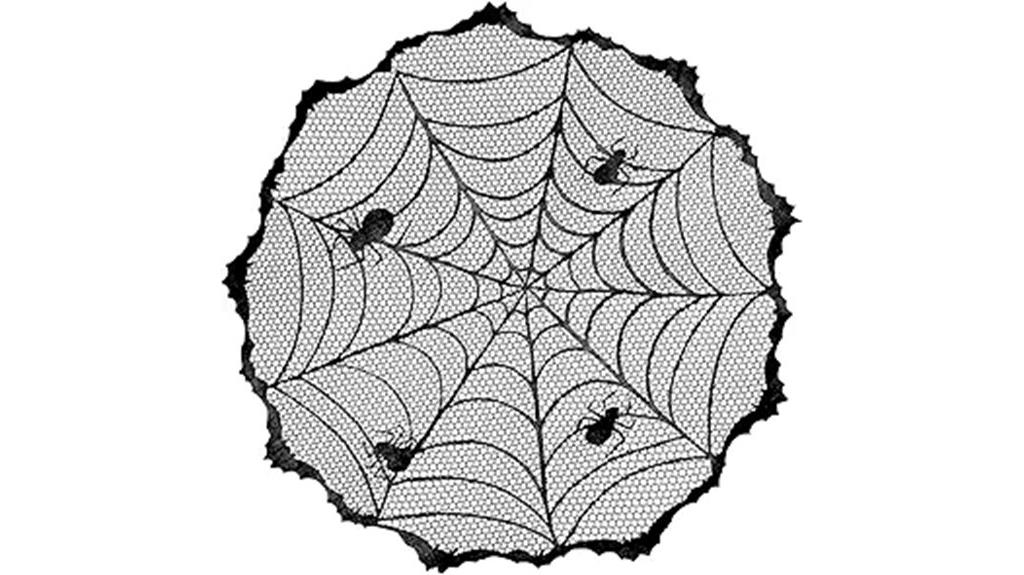 halloween lace spiderweb