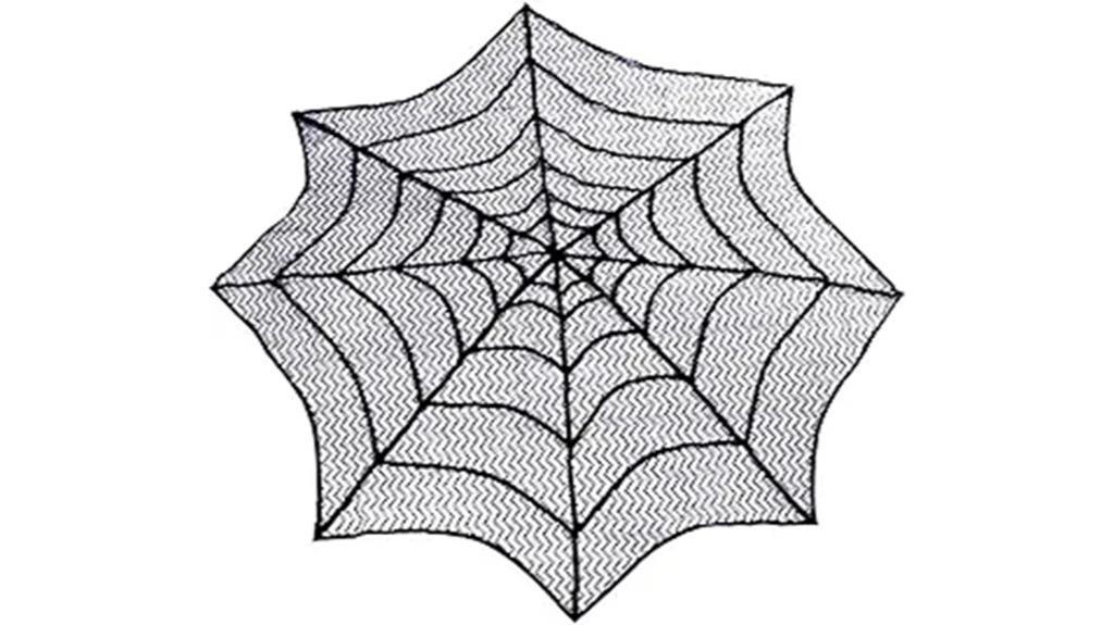 halloween lace spiderweb
