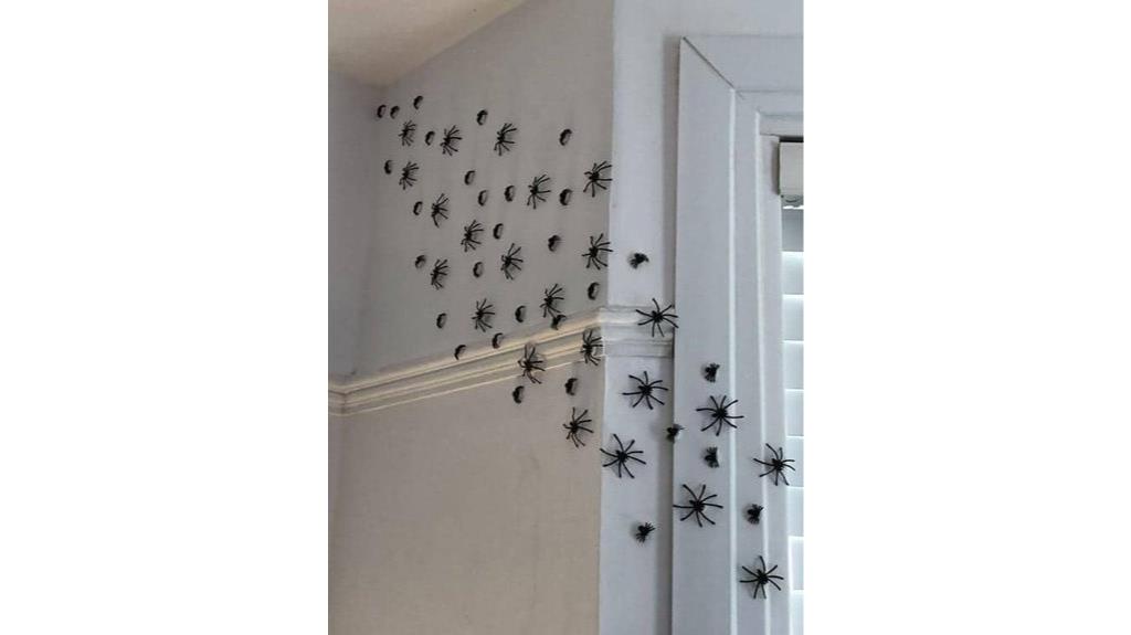 halloween spider sticker set