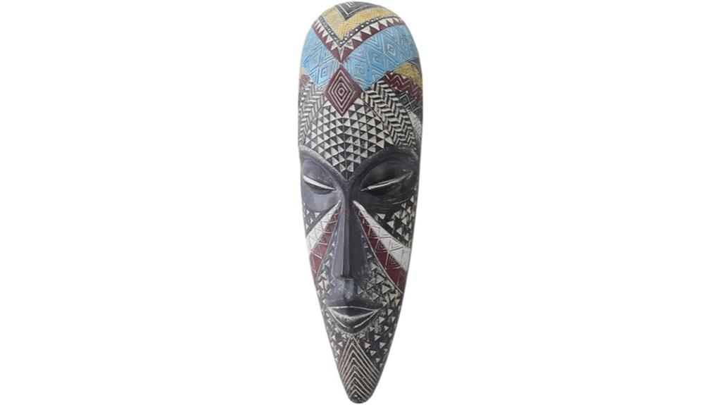 hand carved tribal mask