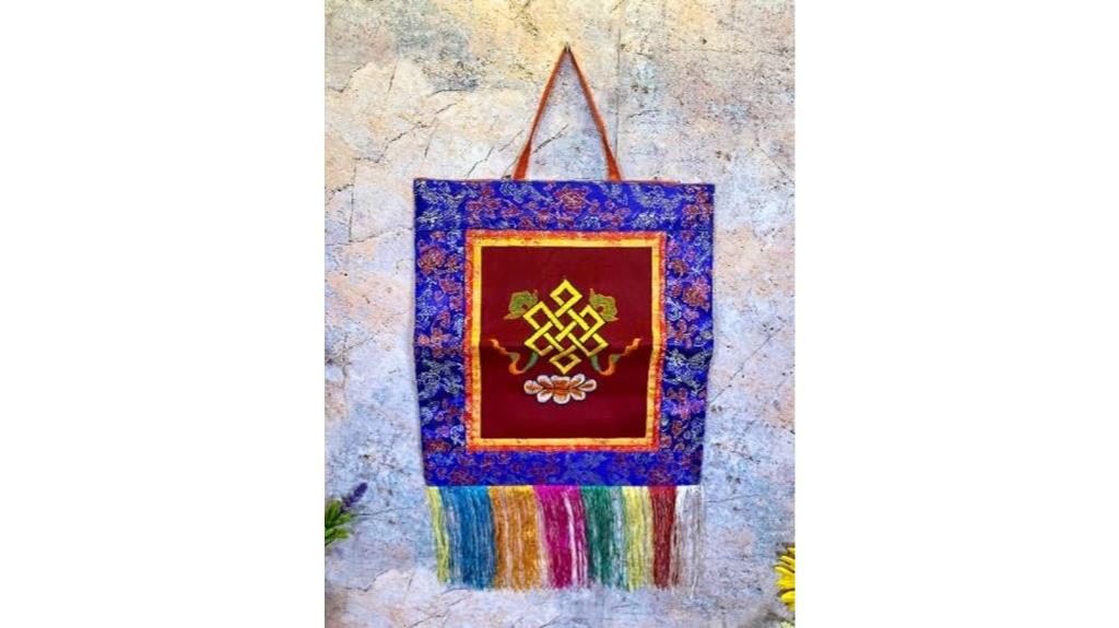 handcrafted tibetan wall banner