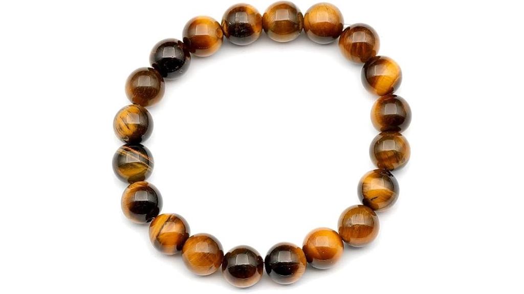 handmade 8mm gem bracelet