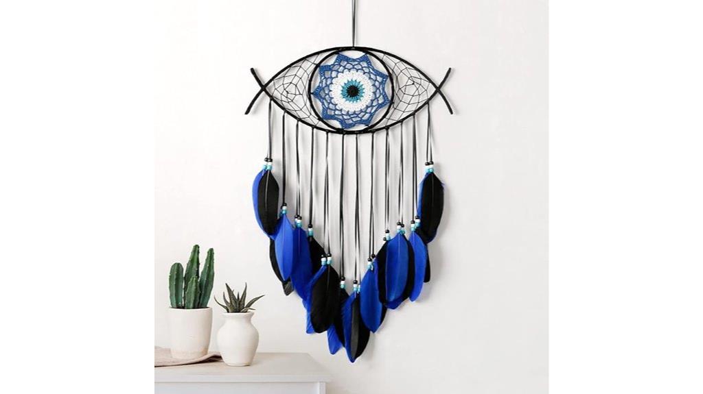 handmade feather wall decor