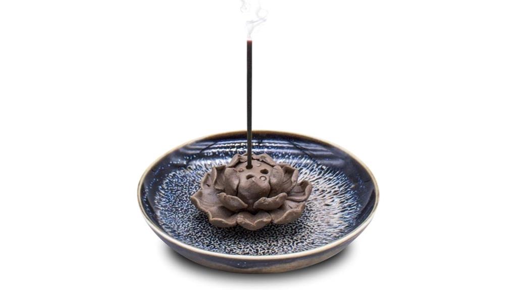 handmade lotus incense holder