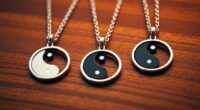 harmonious yin yang necklace sets