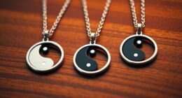 harmonious yin yang necklace sets