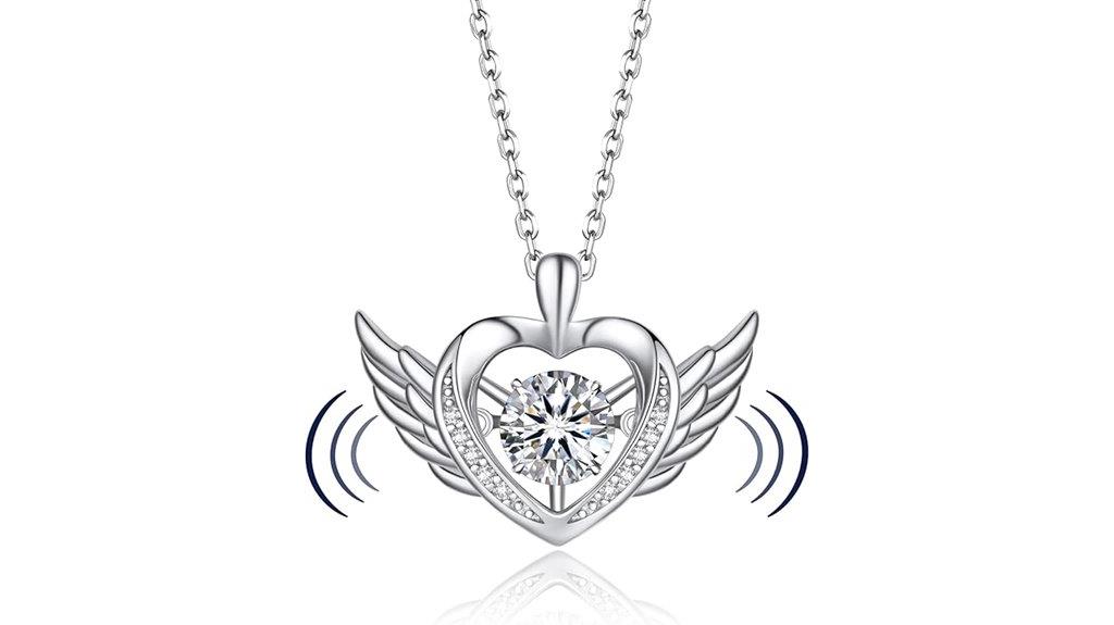 heart necklace for women