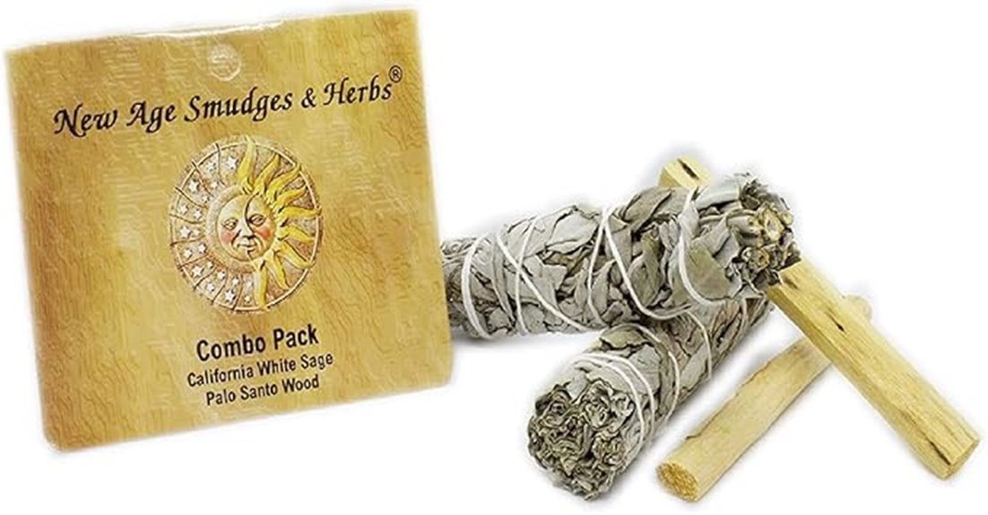 herbal smudging kit set