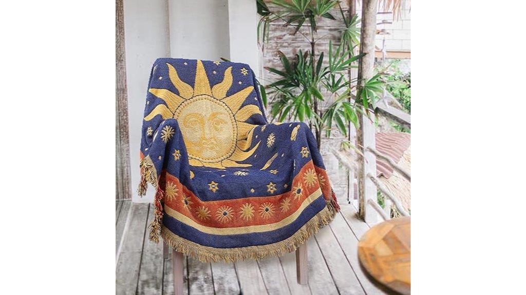 hippie sun moon stars