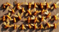 honey bee metal wall art
