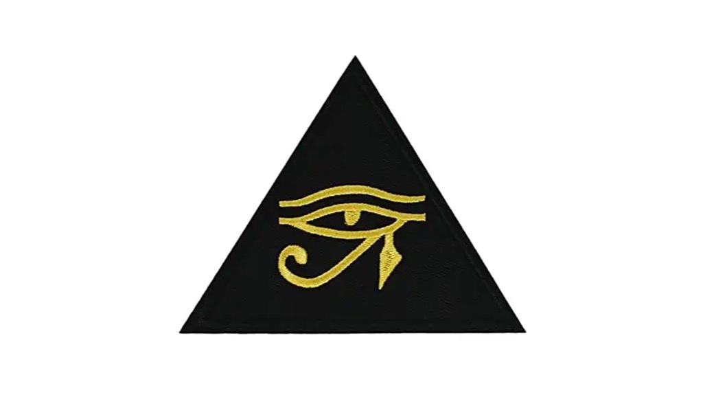 horus eye embroidered patch