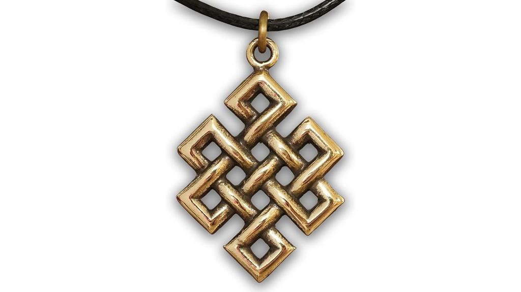 infinite love knot necklace