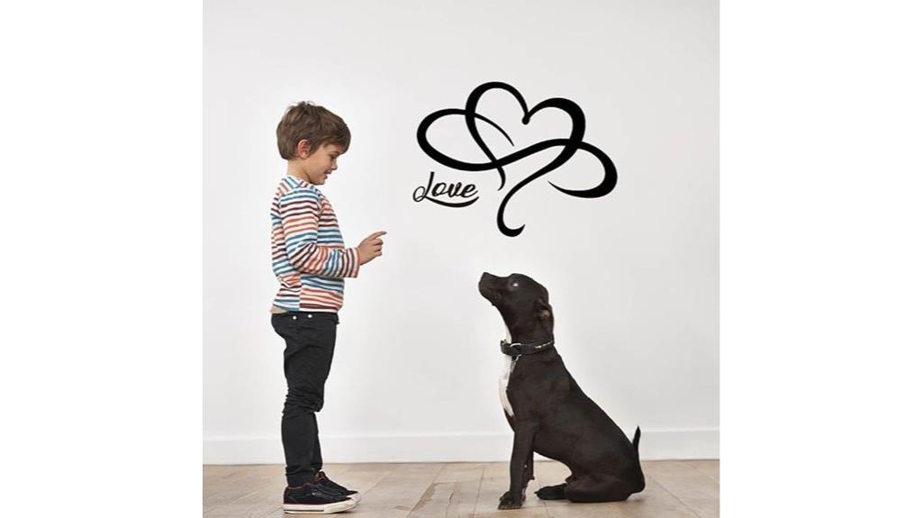 infinite love wall sticker