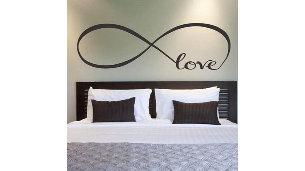 infinity love wall art