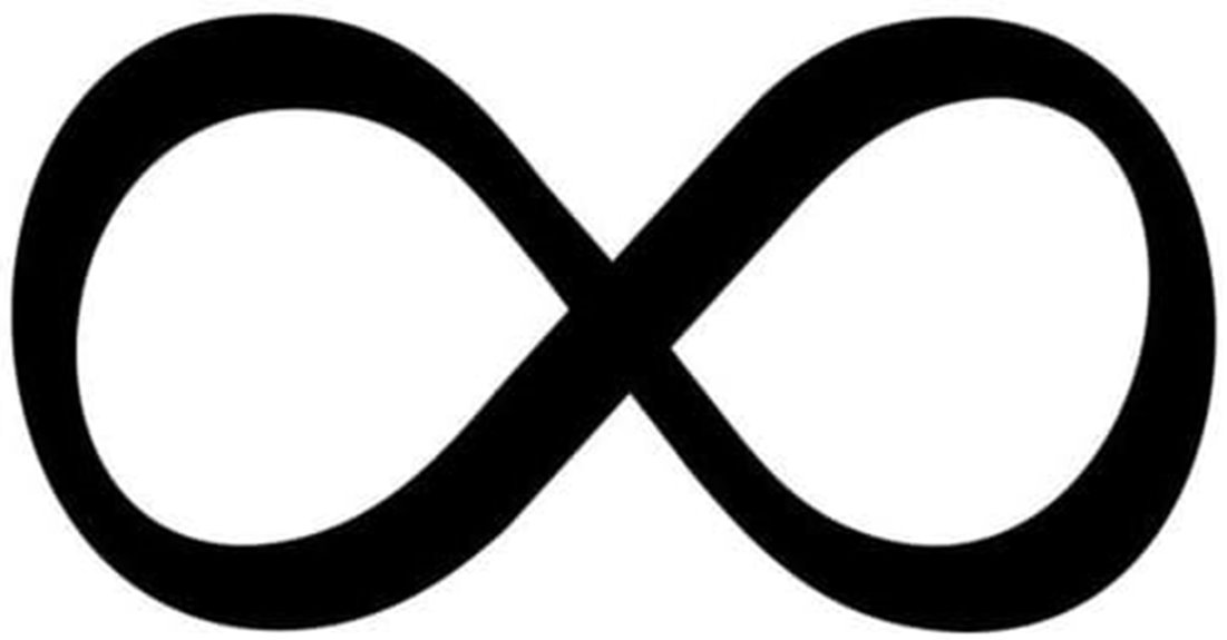 infinity symbol car decal