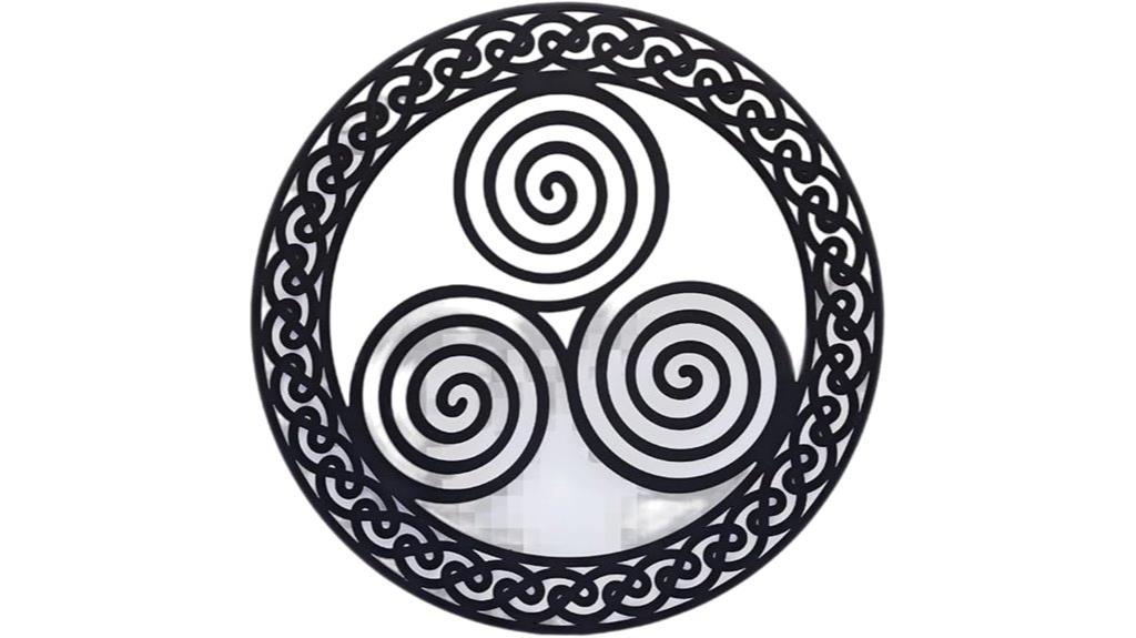 irish celtic triskelion wall hanging