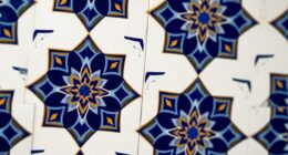 islamic tile stickers collection