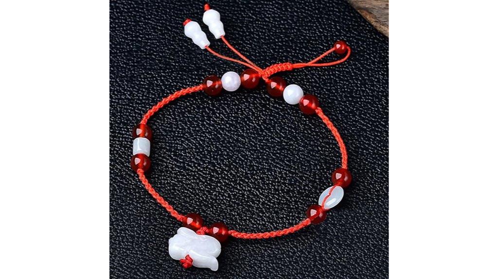 jade zodiac reiki anklet