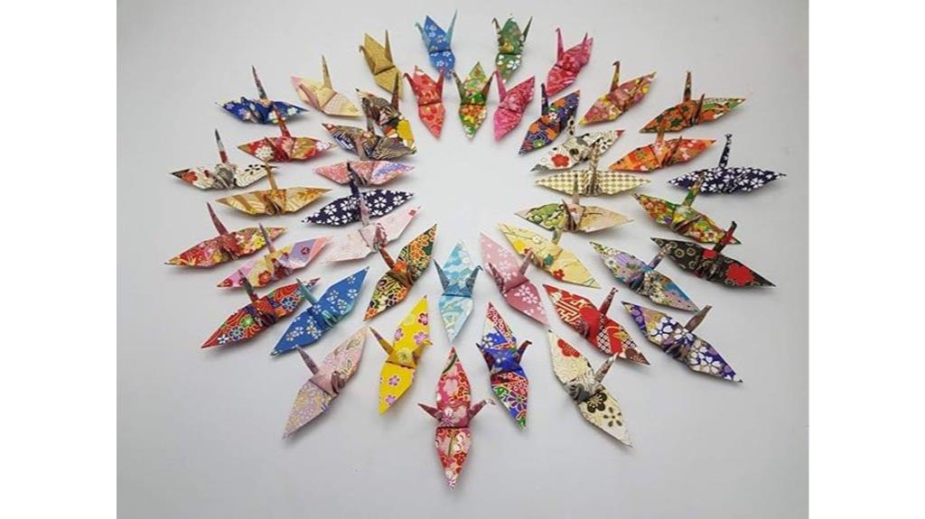 japanese print washi crane