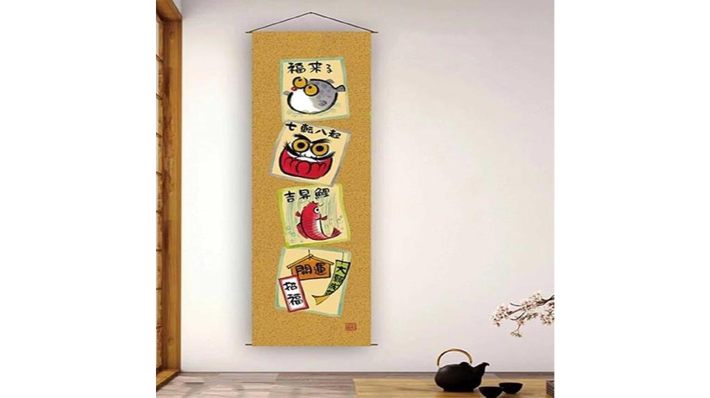 japanese scroll wall art