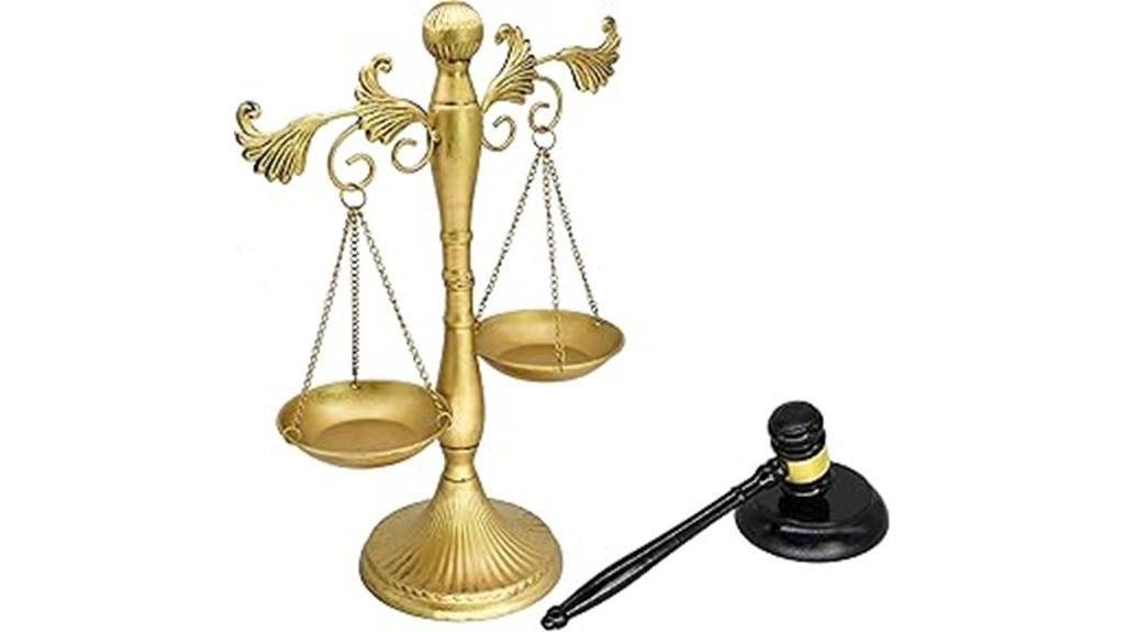 justice themed jewelry tower
