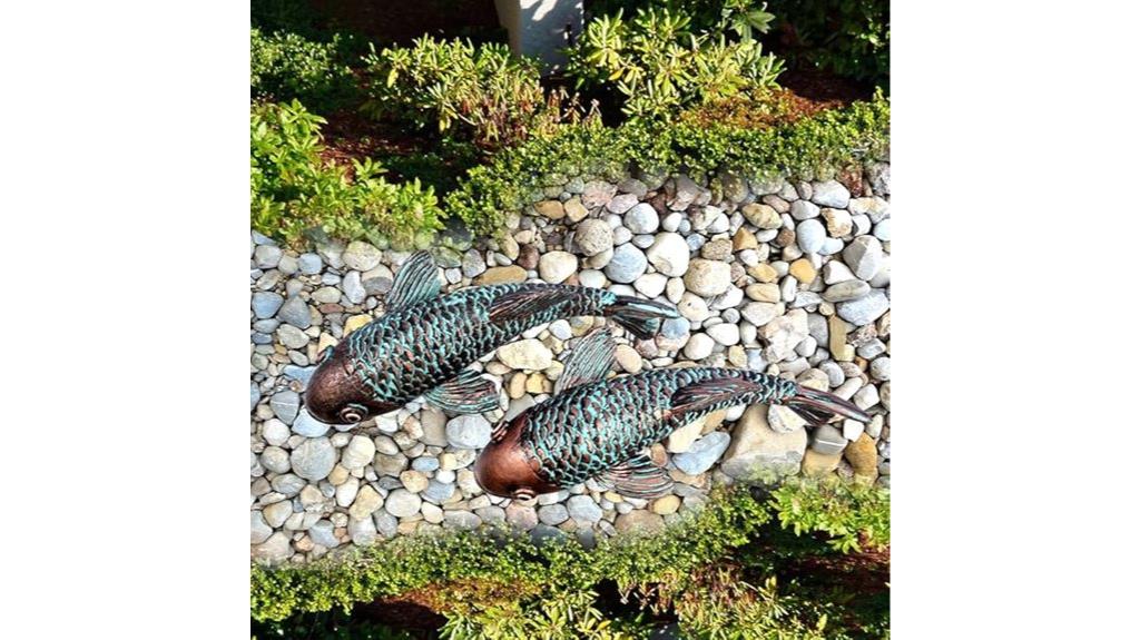 koi fish garden decor