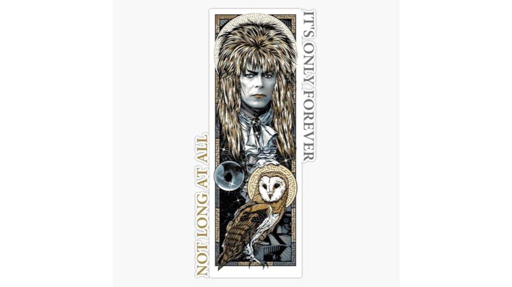 labyrinth collage bumper sticker