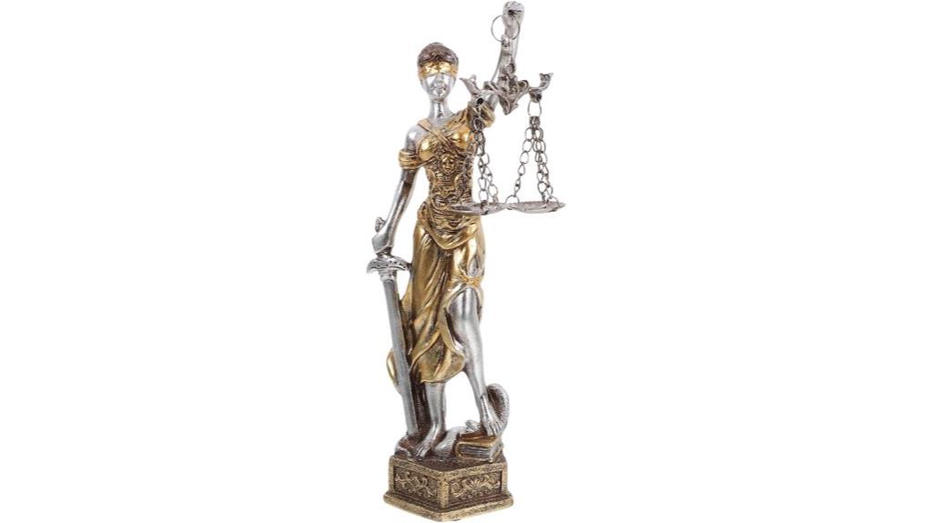 lady justice greek sculpture