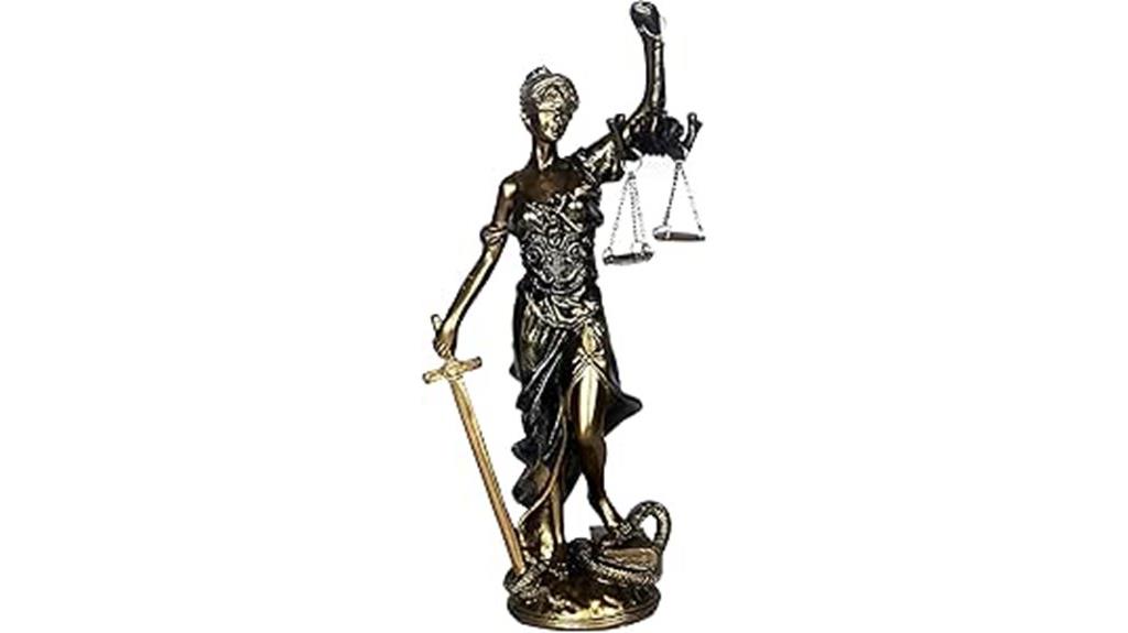 lady justice scale sculpture