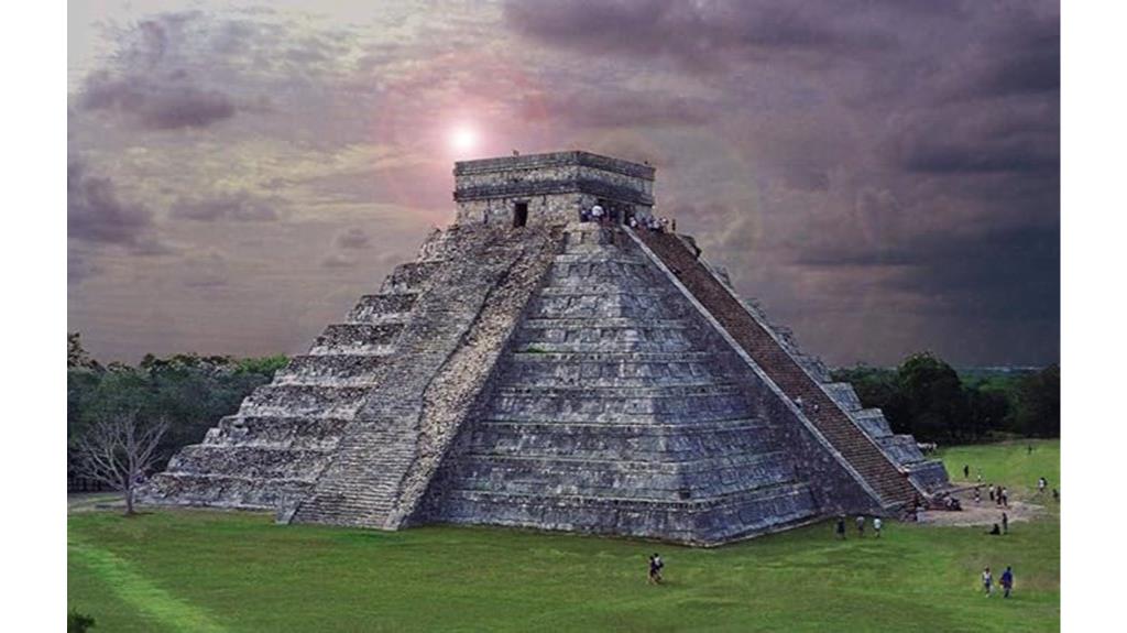 laminated chichen itza poster