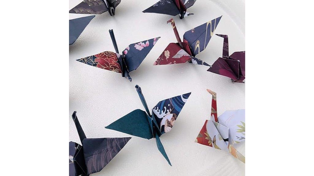 large origami crane set