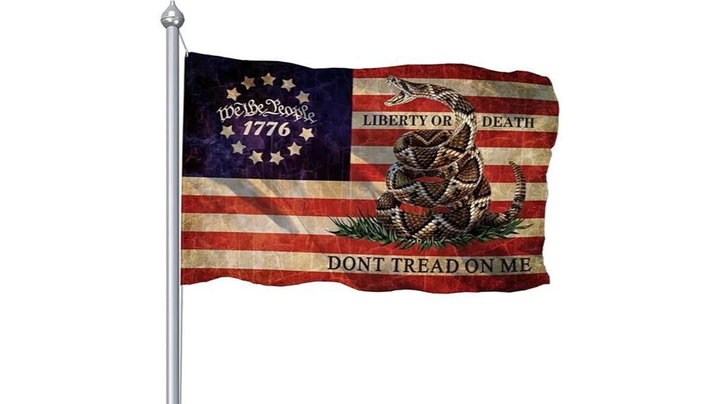 large outdoor gadsden flag