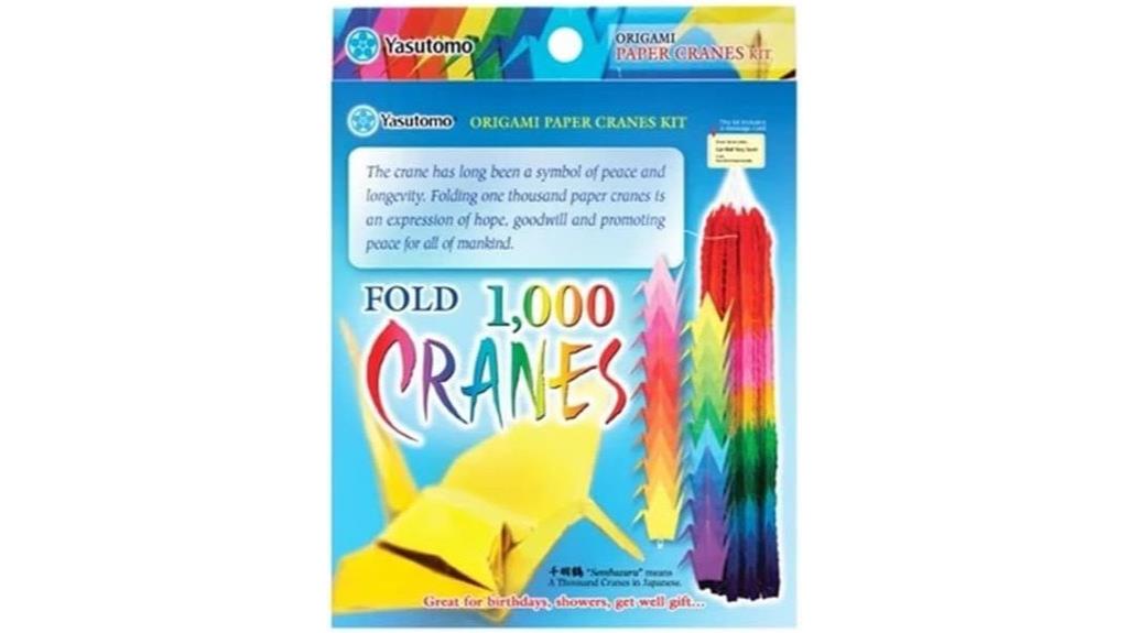 large pack of origami cranes