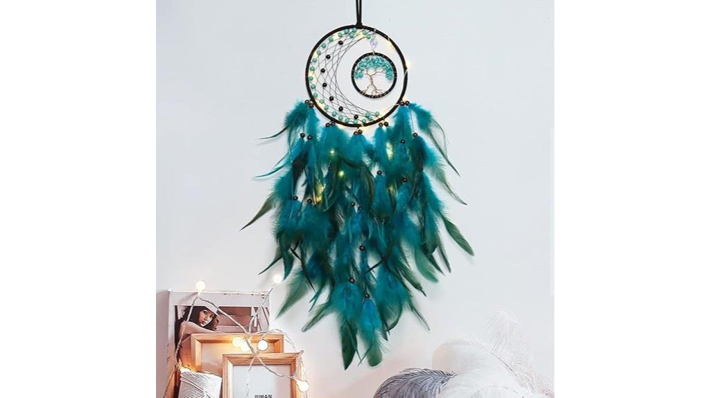 led dream catcher tree