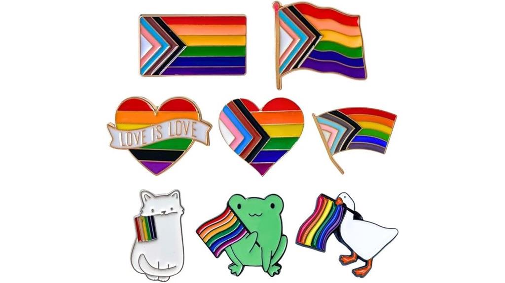 lgbtq rainbow pride pin